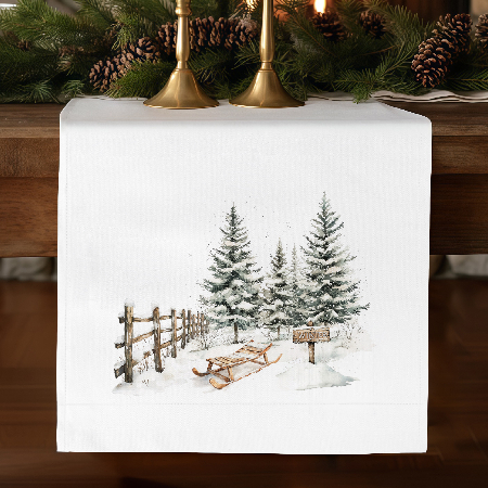 Дорожка столовая Зимний двор