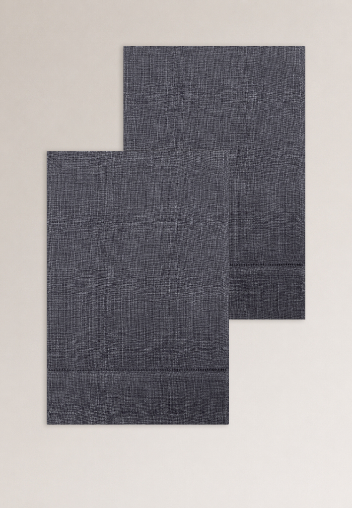 Комплект полотенец столовых lin/cotton Dark Grey
