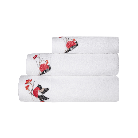 Набор махровых полотенец Айсберг с вышивкой Русская зима