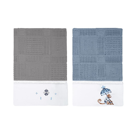 Набор полотенец вафельных French motif