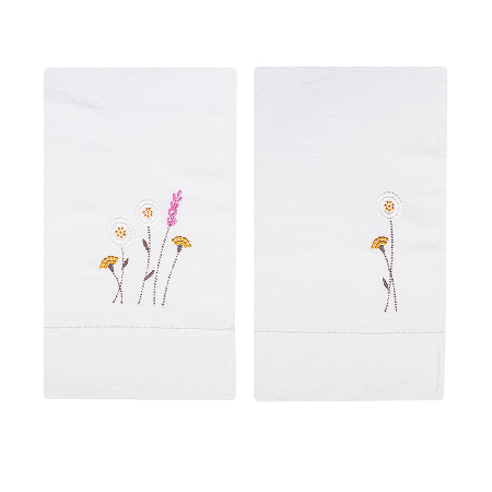 Комплект полотенец столовых с вышивкой lin/cotton Meadow romance