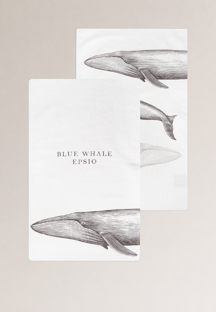 Комплект полотенец столовых Blue whale