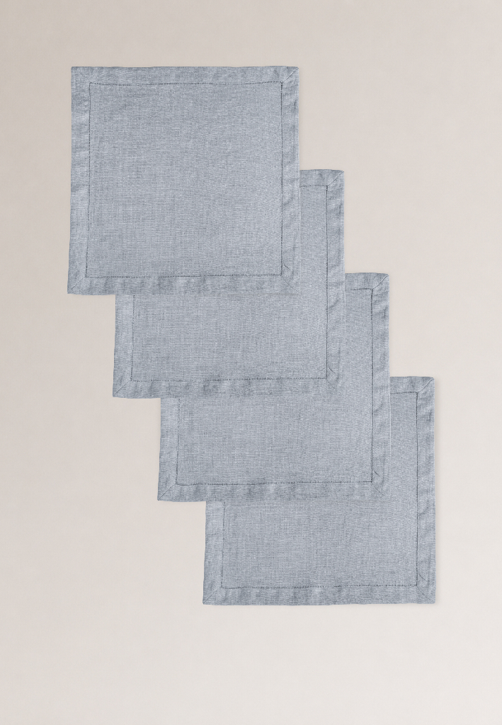 Комплект салфеток столовых lin/cotton Silver