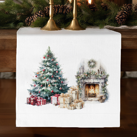 Дорожка столовая Утро у елки