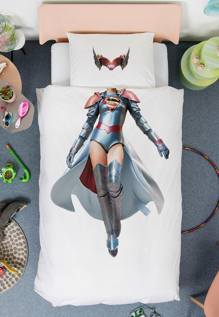Комплект постельного белья Мама, я Super Girl 200 TC