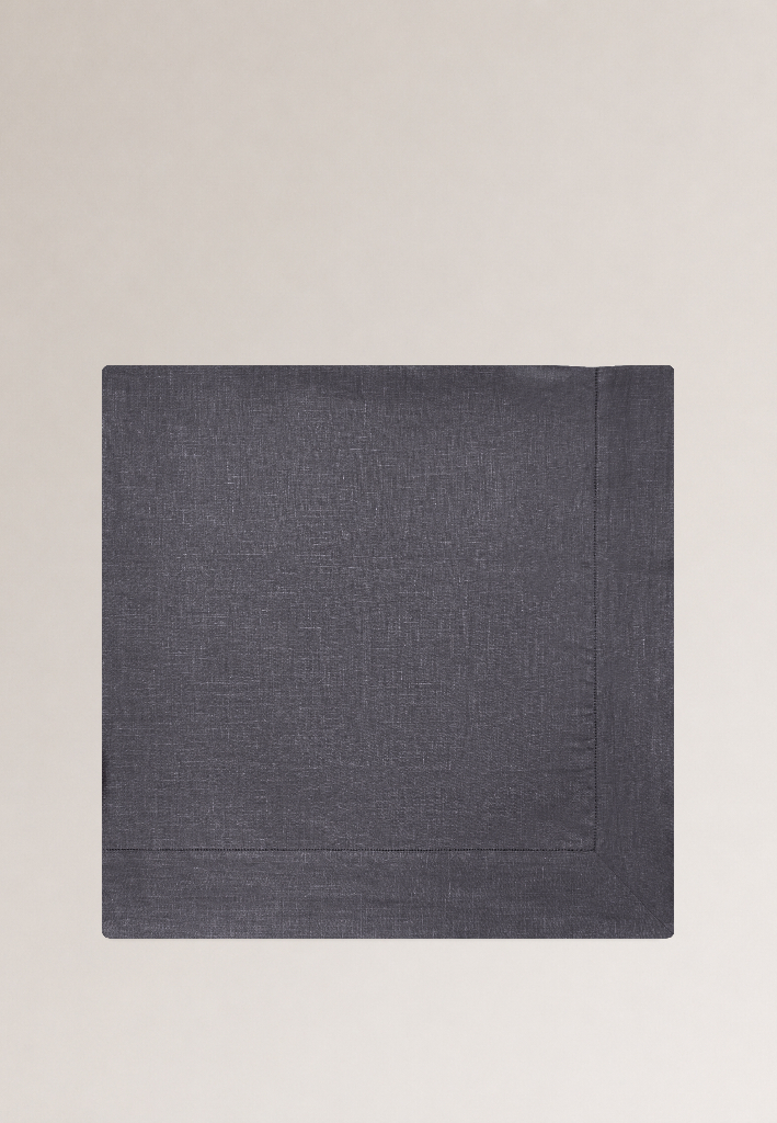 Скатерть столовая lin/cotton Dark Grey