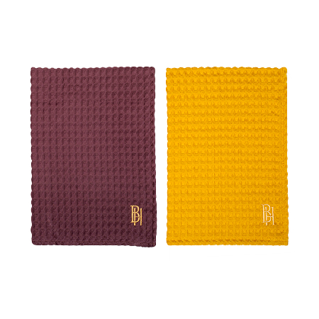 Комплект полотенец вафельных Honey Flower