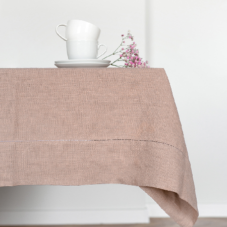 Скатерть столовая lin/cotton French Rose