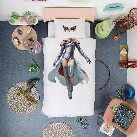 Комплект постельного белья Мама, я Super Girl 200 TC