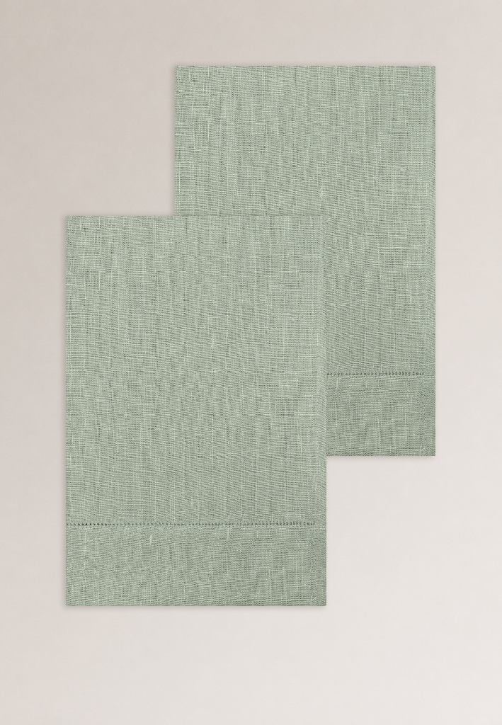 Комплект полотенец столовых lin/cotton Crystal Green