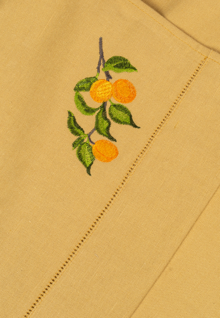 Дорожка столовая lin/cotton с вышивкой Apricot garden