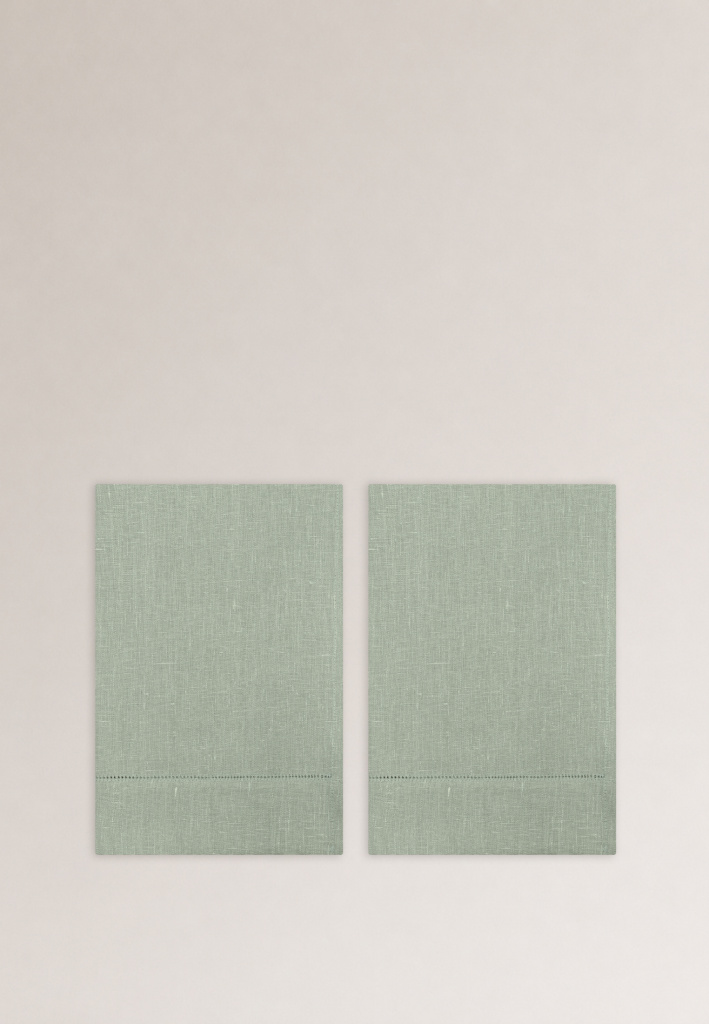 Комплект полотенец столовых lin/cotton Crystal Green