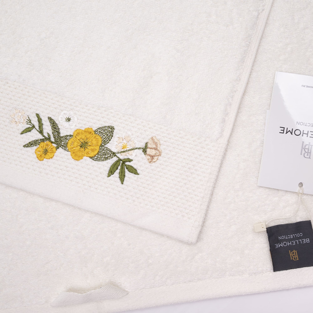 Набор махровых полотенец Айвори с вышивкой Зайки Дюрер