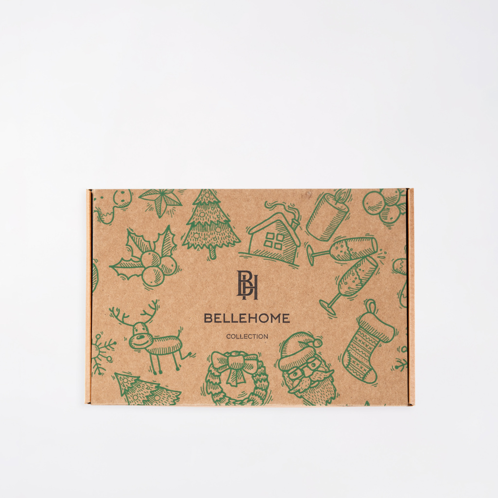 Набор полотенец вафельных Зимнее настроение