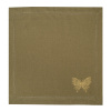 Комплект салфеток столовых с вышивкой lin/cotton Golden wings