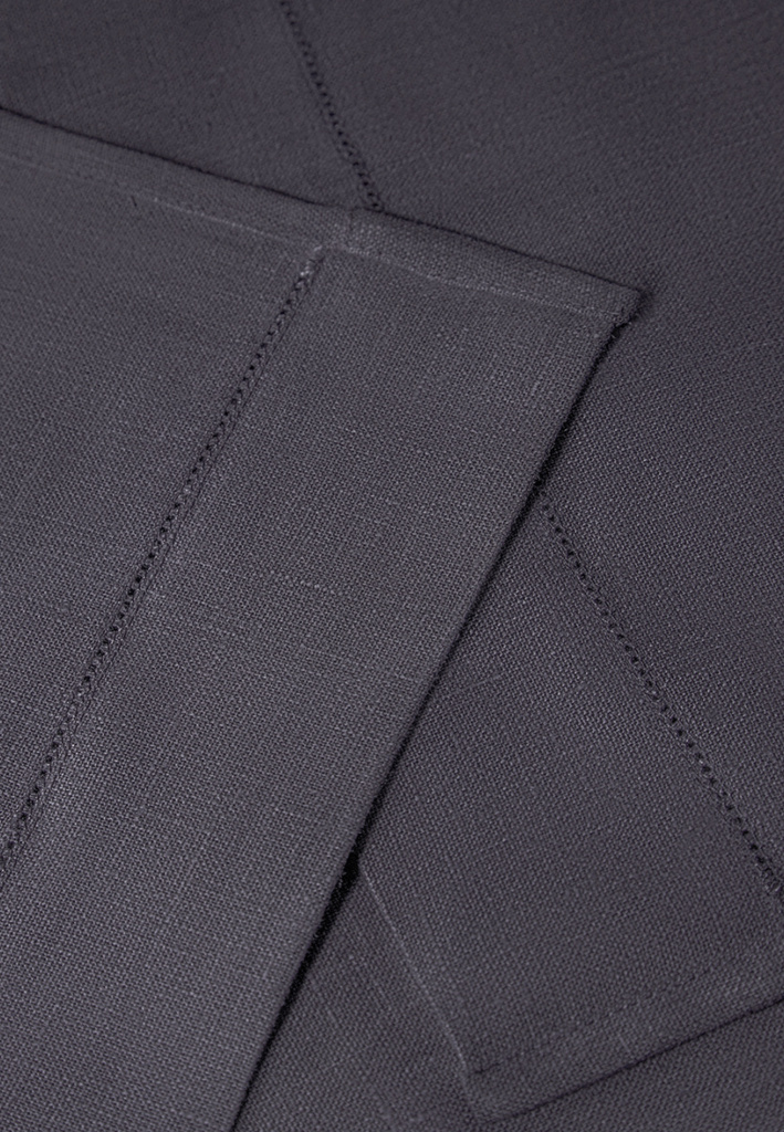 Дорожка столовая lin/cotton Dark Grey