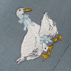 Дорожка столовая lin/cotton с вышивкой Goose bernadotte