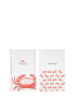 Комплект полотенец столовых Crabs
