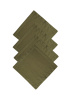 Комплект салфеток столовых lin/cotton Olive Green