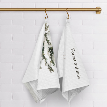 Набор полотенец вафельных Лесной странник