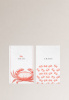 Комплект полотенец столовых Crabs