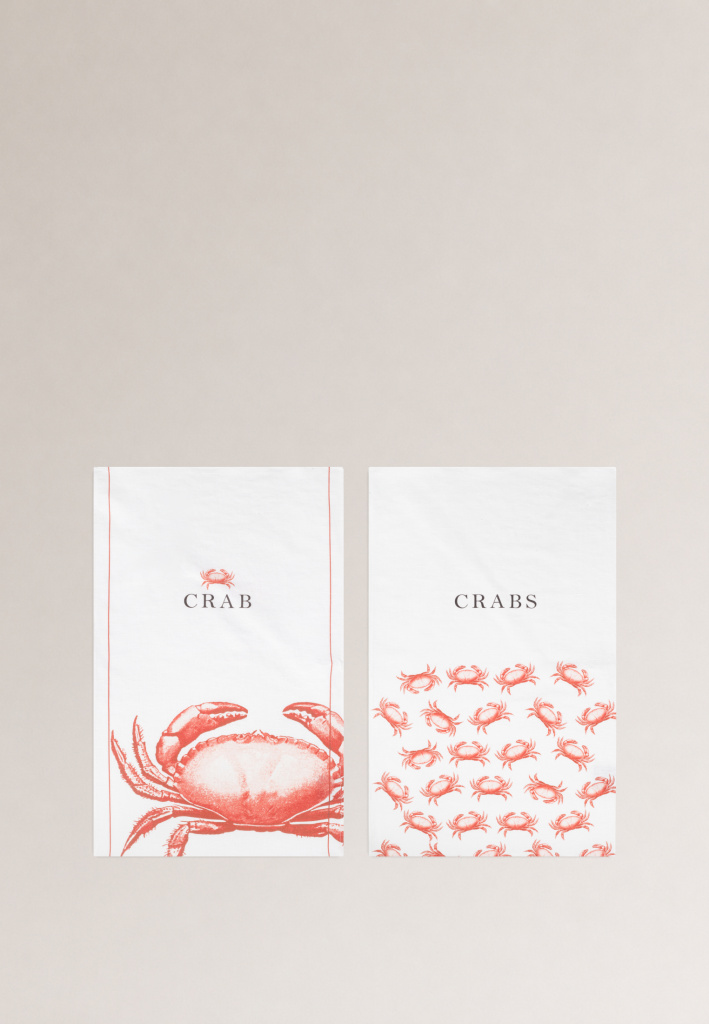 Комплект полотенец столовых Crabs