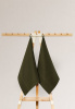 Комплект полотенец столовых lin/cotton Olive Green