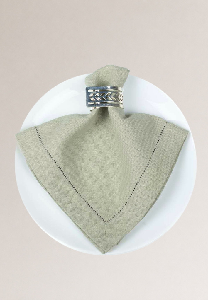 Комплект салфеток столовых lin/cotton Crystal Green
