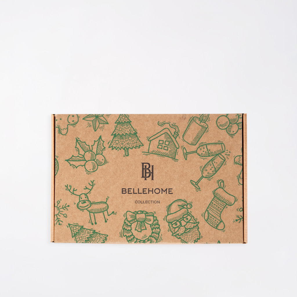 Набор полотенец вафельных Белая зима