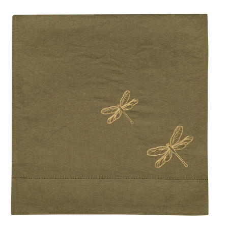 Дорожка столовая lin/cotton с вышивкой Golden wings