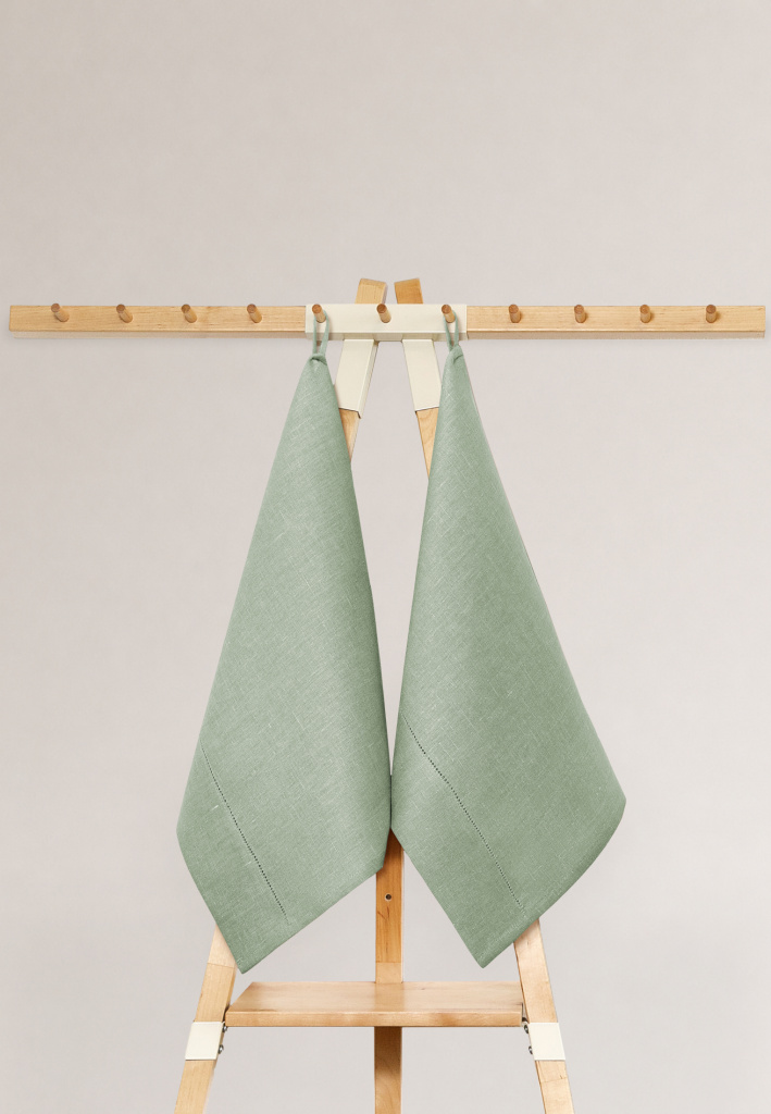 Комплект полотенец столовых lin/cotton Crystal Green