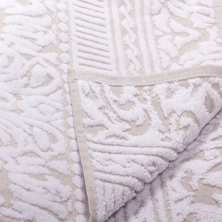 Полотенце Saint Andrewes, цвет бежевый/белый