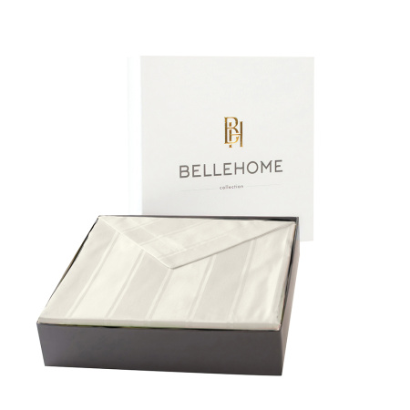 Комплект постельного белья Винсент Cream страйп-сатин 400 TC