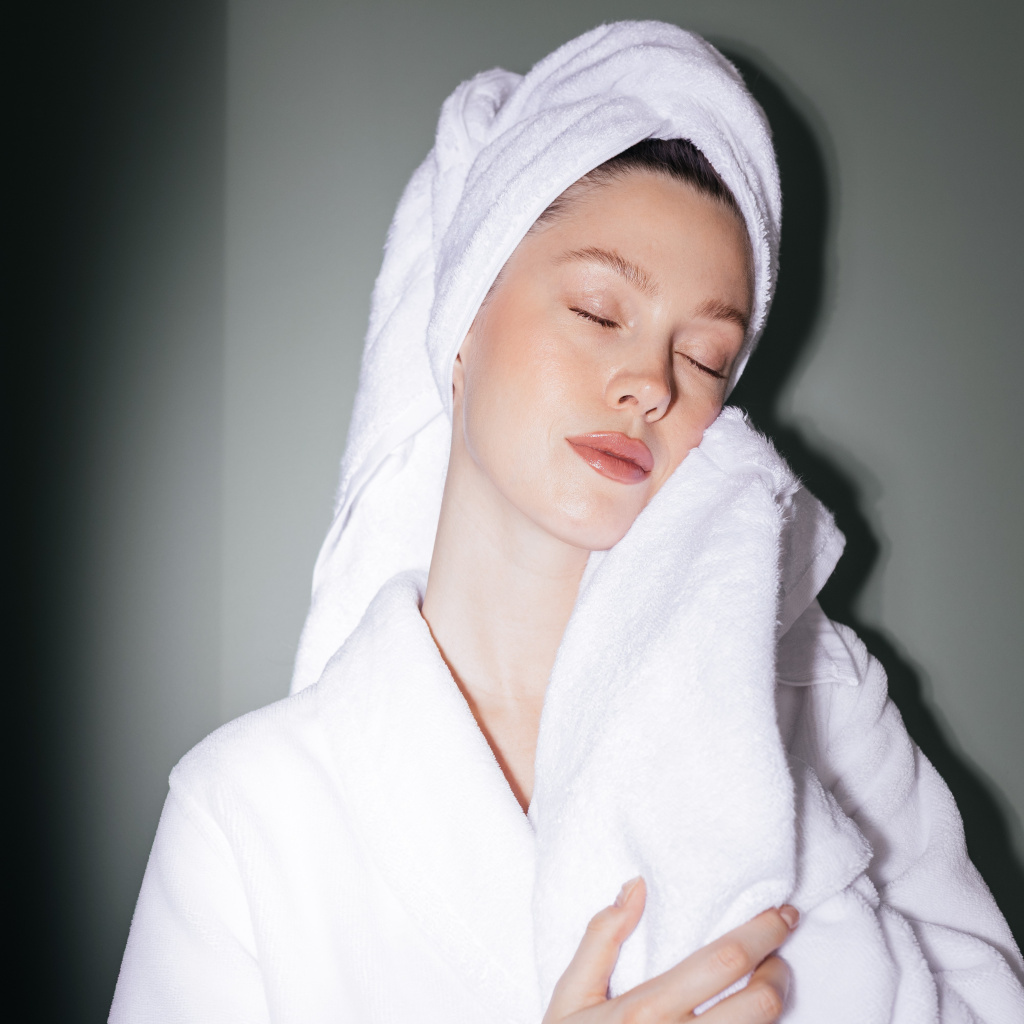 Набор махровых полотенец Акито Айсберг