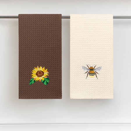 Комплект полотенец вафельных Пасека