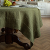 Скатерть столовая lin/cotton Olive Green