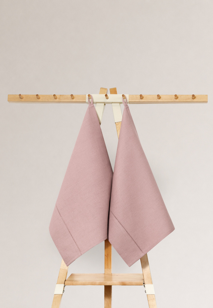 Комплект полотенец столовых lin/cotton French Rose