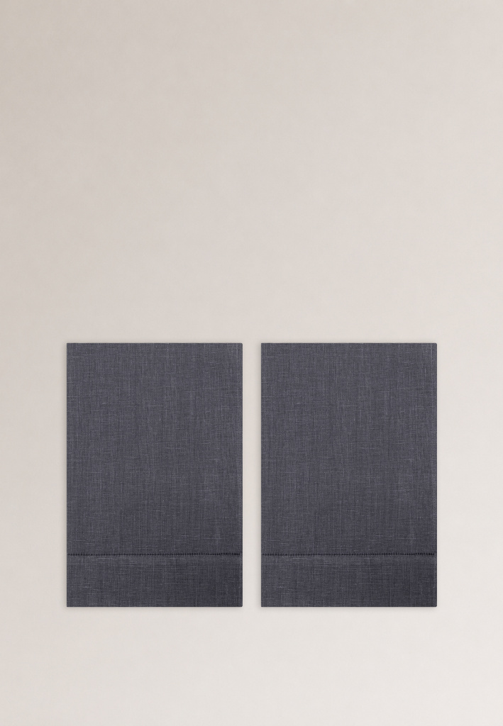 Комплект полотенец столовых lin/cotton Dark Grey