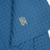 Полотенце вафельное Индиго с вышивкой BH