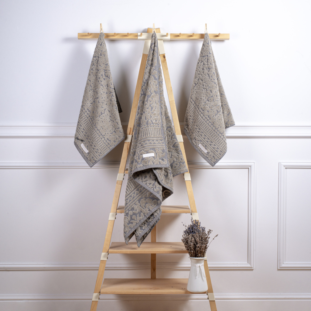 Полотенце Saint Andrewes, цвет серый/коричневый