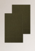 Комплект полотенец столовых lin/cotton Olive Green