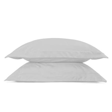 Наволочка Винсент Silver страйп-сатин 400 TC