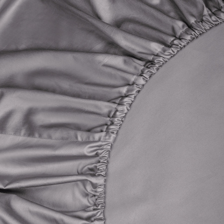 Простыня Стефания Graphite 300 ТС на резинке