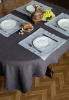 Скатерть столовая lin/cotton Dark Grey