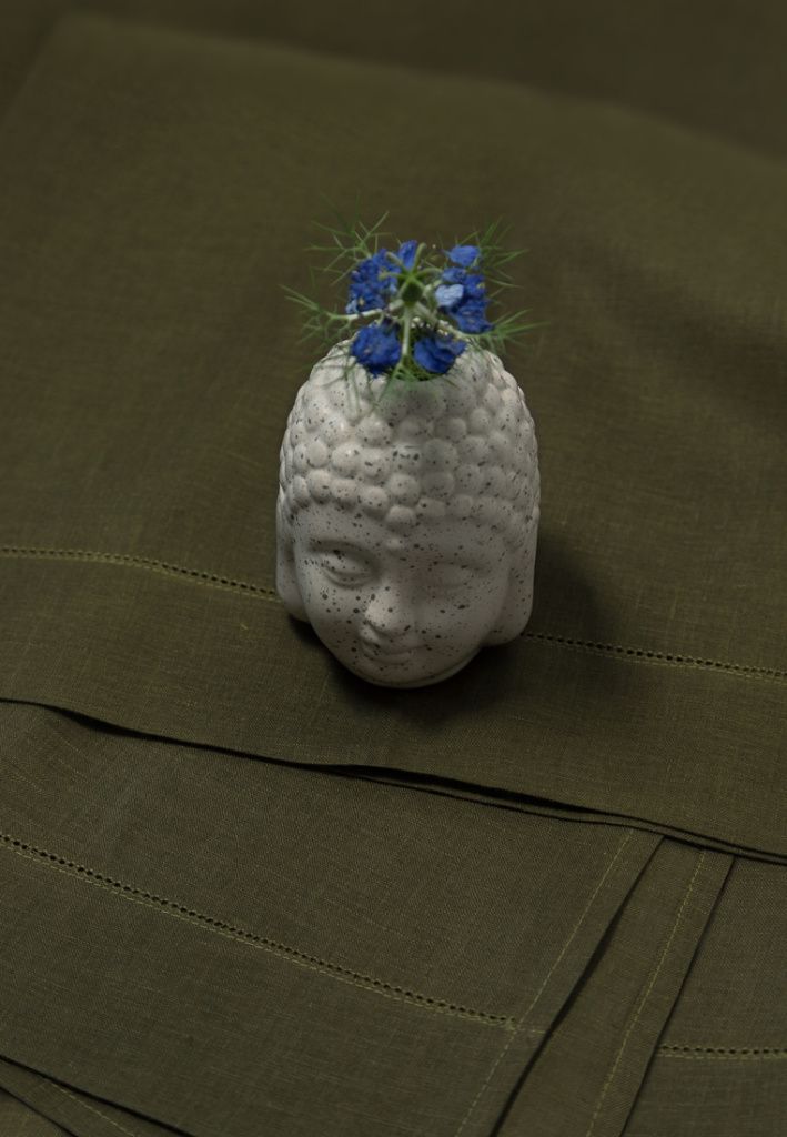 Комплект полотенец столовых lin/cotton Olive Green