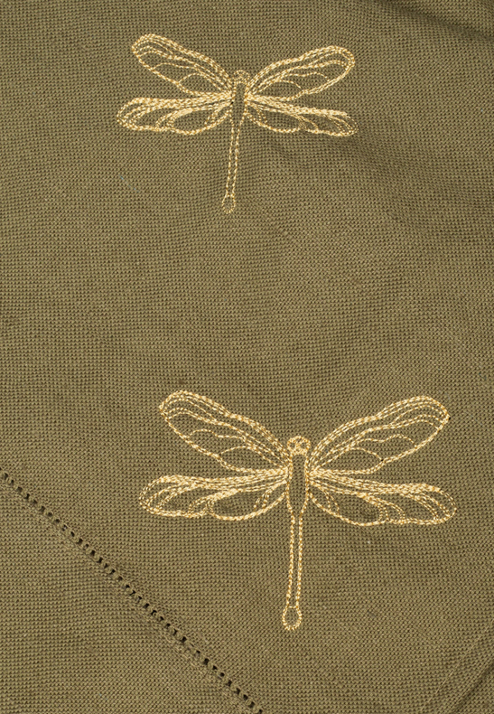 Дорожка столовая lin/cotton с вышивкой Golden wings