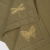 Комплект салфеток столовых с вышивкой lin/cotton Golden wings