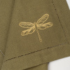 Комплект салфеток столовых с вышивкой lin/cotton Golden wings