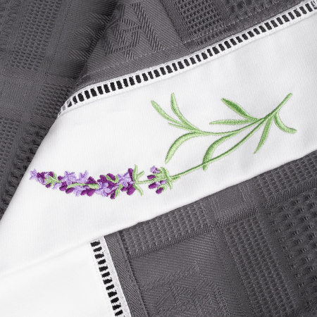 Комплект полотенец вафельных Lavender fields
