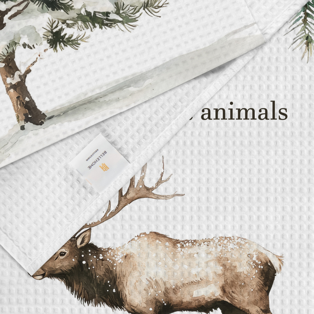 Набор полотенец вафельных Лесной странник